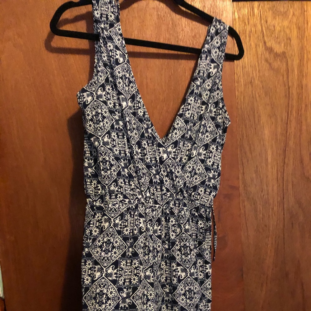 Jumpsuit with back tie